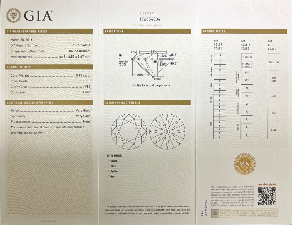 White Gold GIA Diamond & Sapphire Engagement Ring