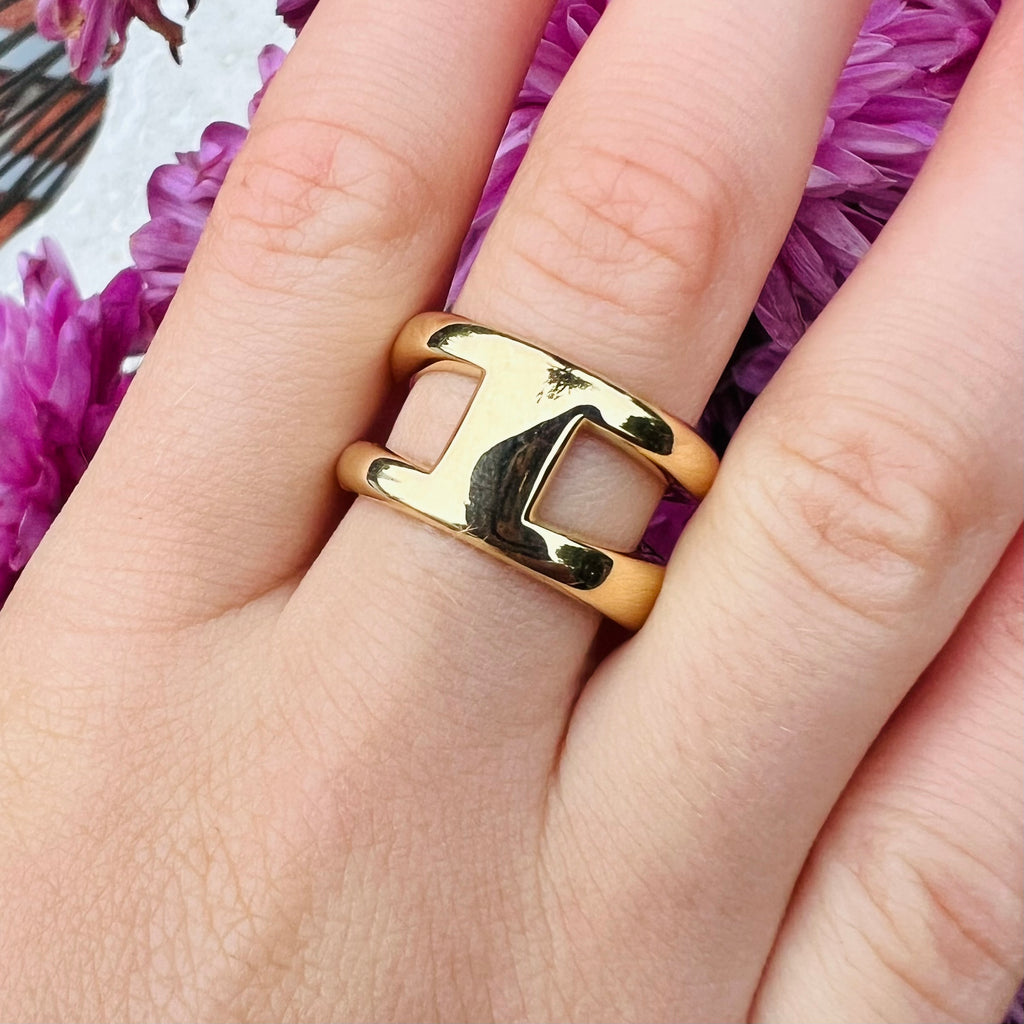 Tiffany & Co. 18k Yellow Gold Zig Zag Ring