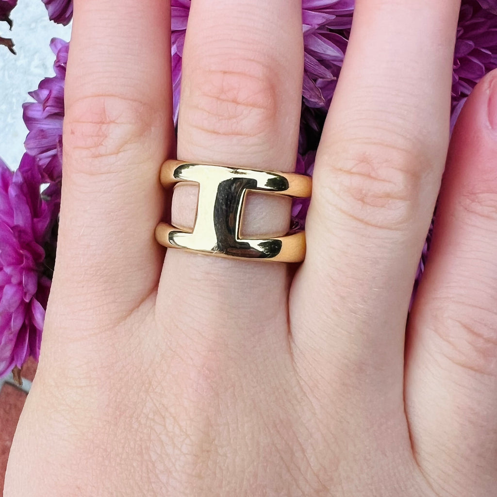 Tiffany & Co. 18k Yellow Gold Zig Zag Ring