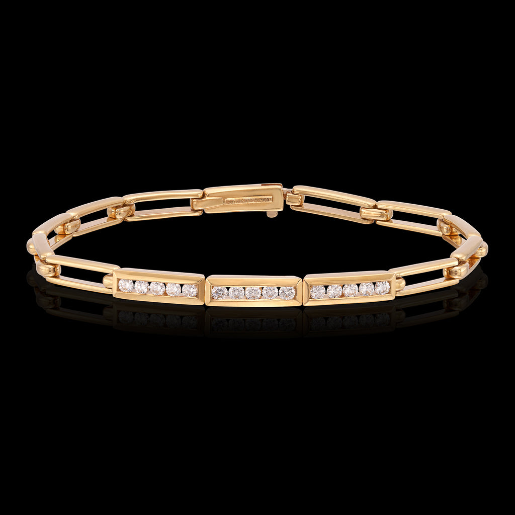 Tiffany & Co. 18k Yellow & Diamond Bracelet
