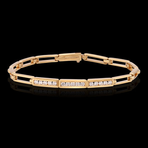 Tiffany & Co. 18k Yellow & Diamond Bracelet