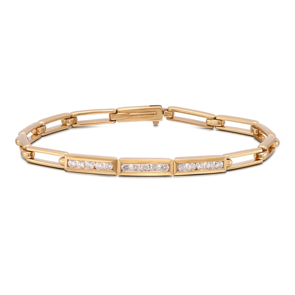 Tiffany & Co. 18k Yellow & Diamond Bracelet