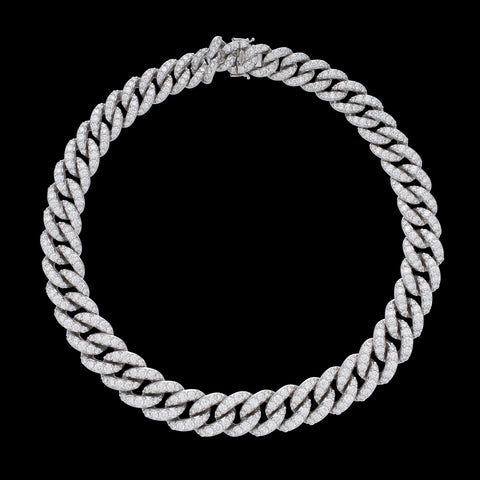 Splendid Crivelli 18k White Gold and Diamond Necklace