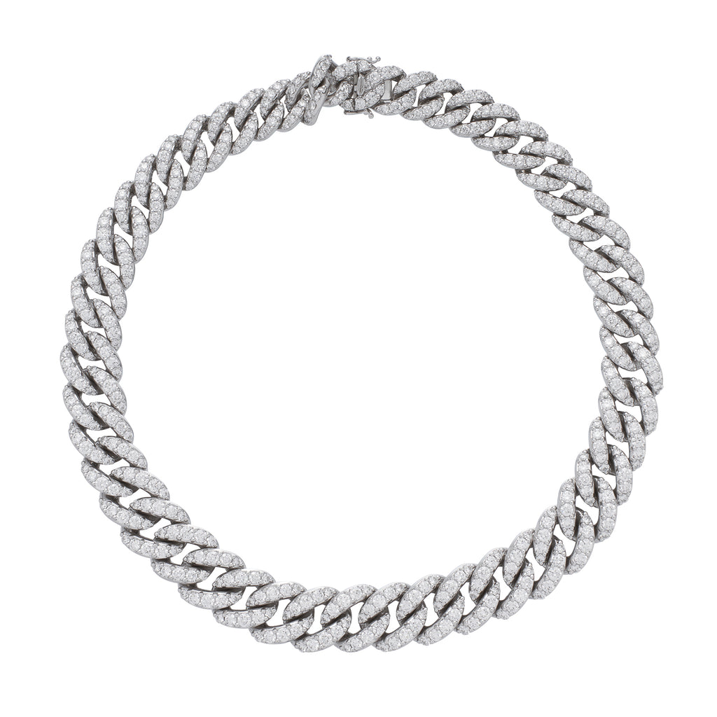 Splendid Crivelli 18k White Gold and Diamond Necklace