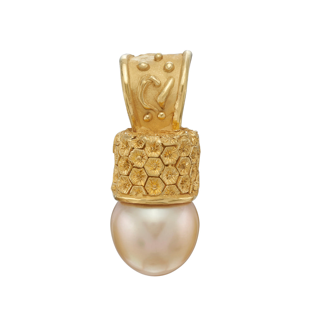 18kt Yellow Gold Pearl Enhancer-Pendant