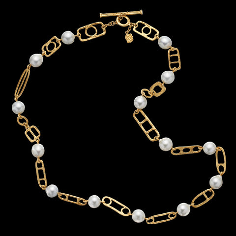 Denise Robergé 22k Gold and South Sea Cultured Pearl Necklace