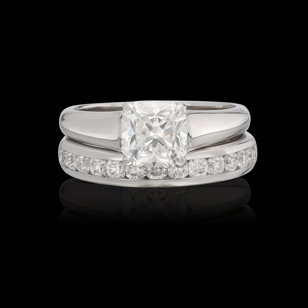 Tiffany & Co "Lucida" Asscher Cut Diamond RIng