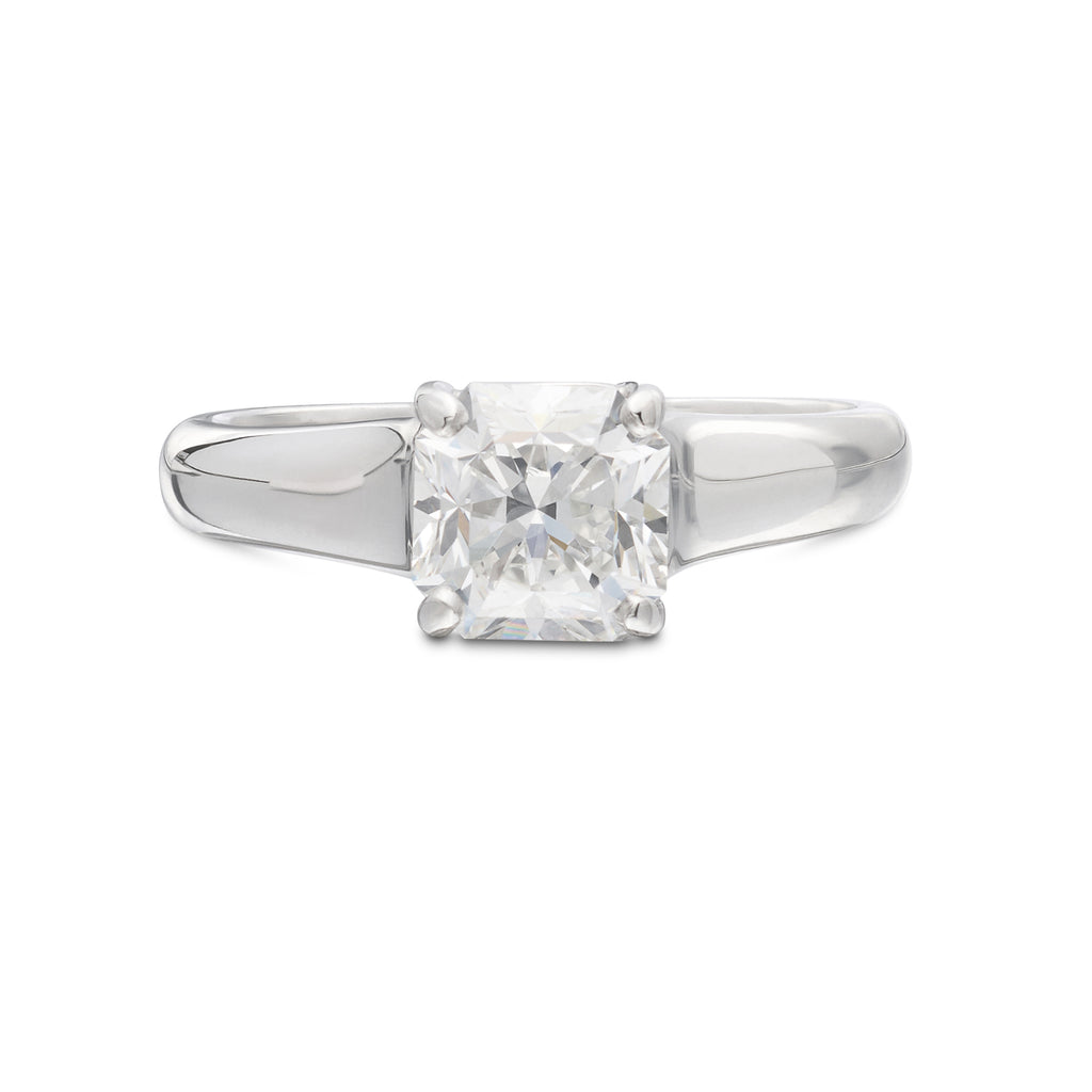 Tiffany & Co "Lucida" Asscher Cut Diamond RIng