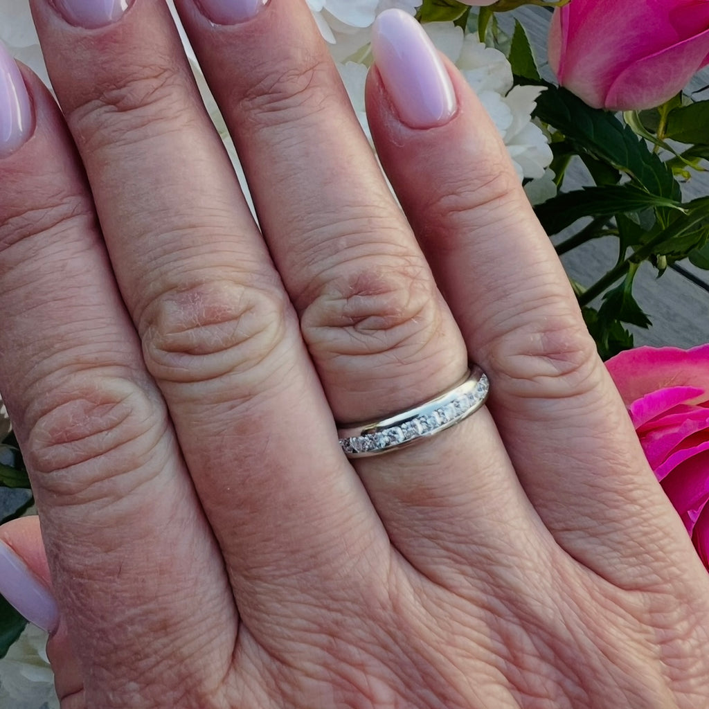 Tiffany & Co "Lucida" Diamond Wedding Band