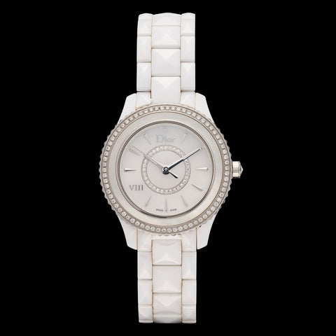 Christian Dior VIII Ceramic & Diamond Wristwatch