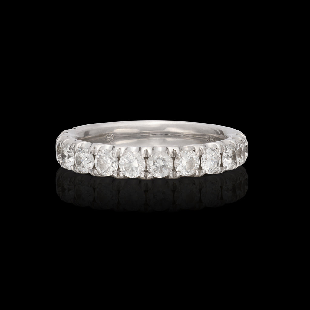 White Gold Diamond Wedding Band