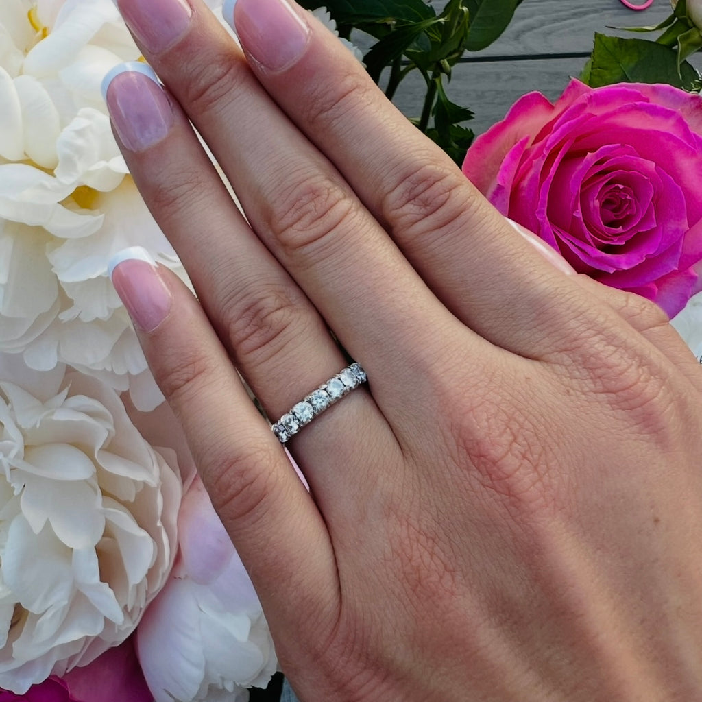 White Gold Diamond Wedding Band