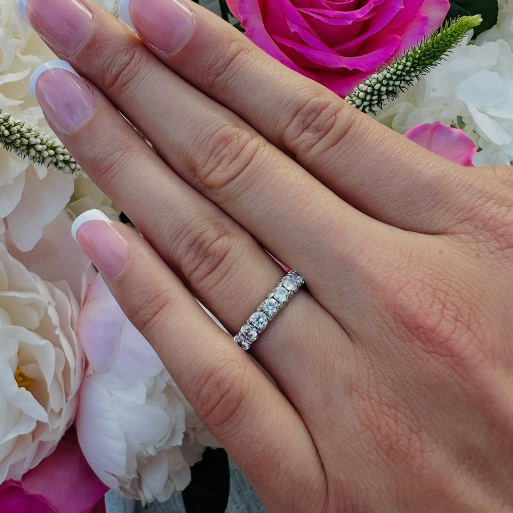 White Gold Diamond Wedding Band