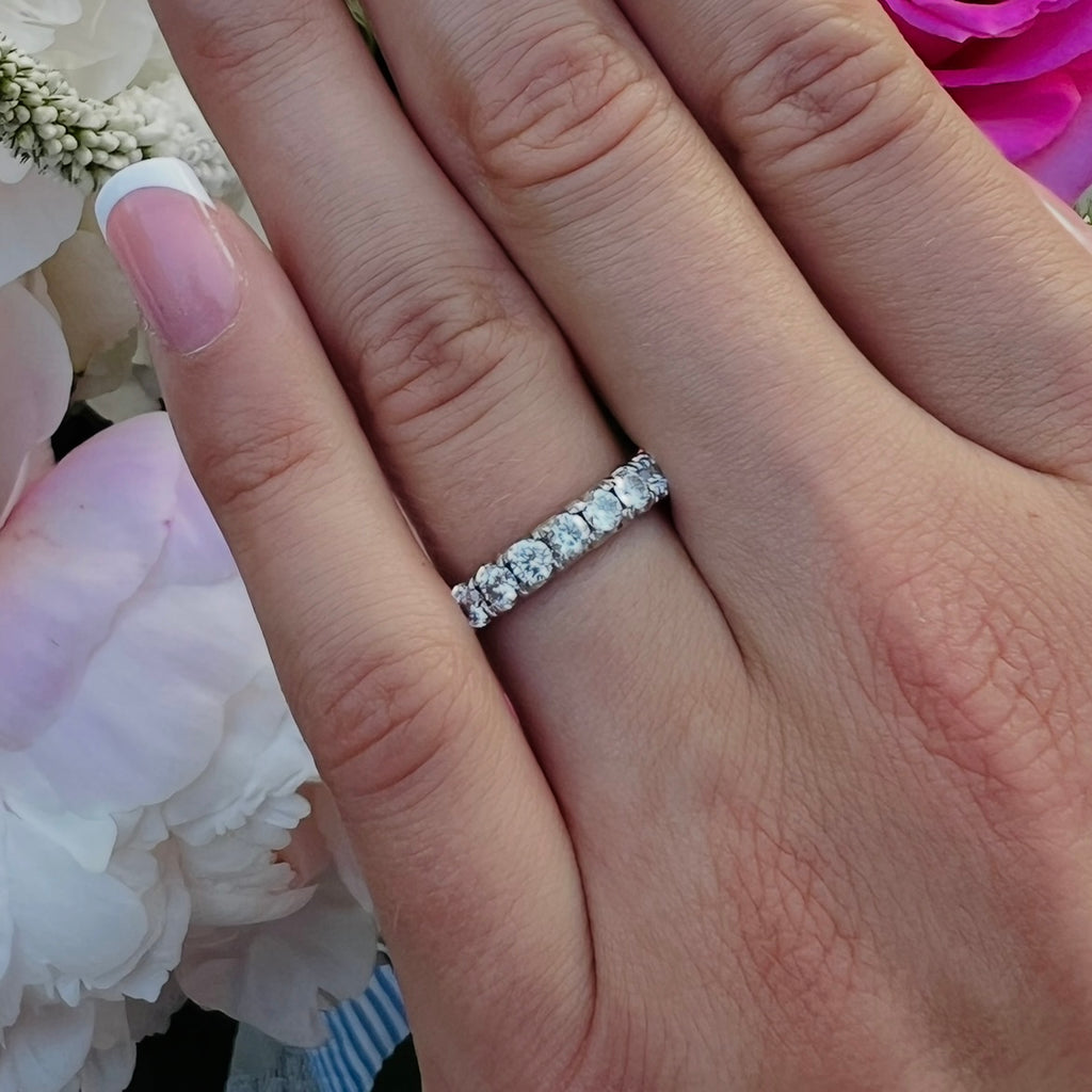 White Gold Diamond Wedding Band