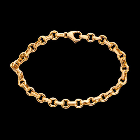 Tiffany & Co. 18k Gold Rolo Link Bracelet