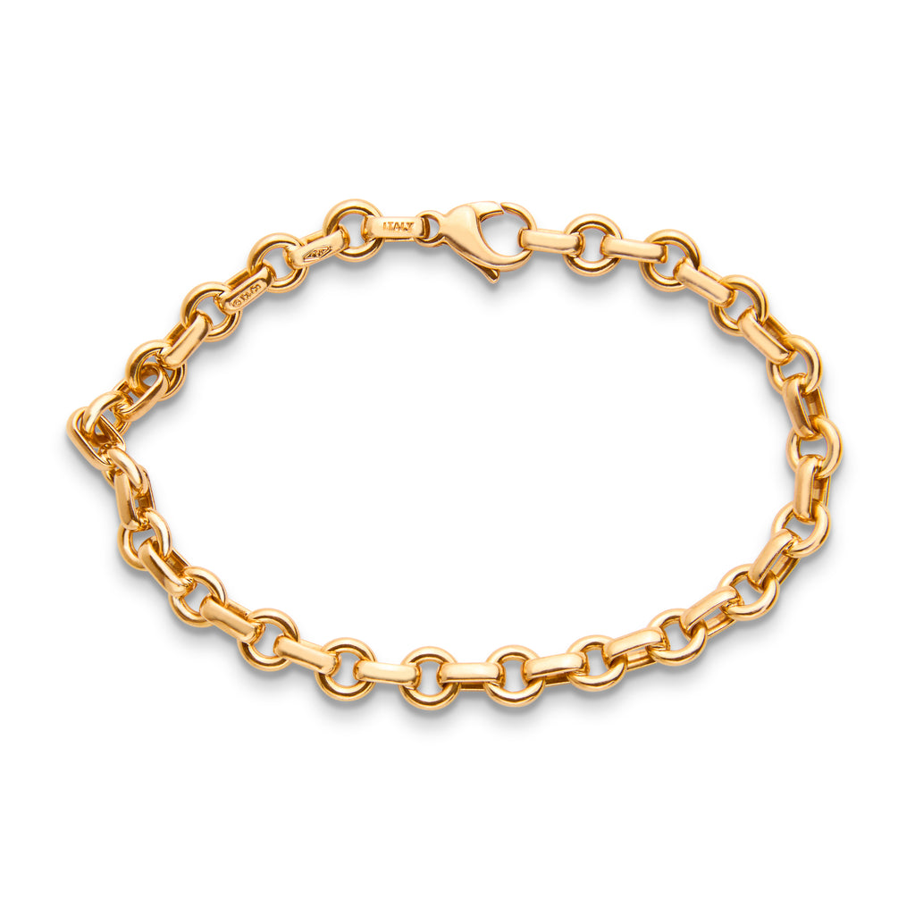 Tiffany & Co. 18k Gold Rolo Link Bracelet
