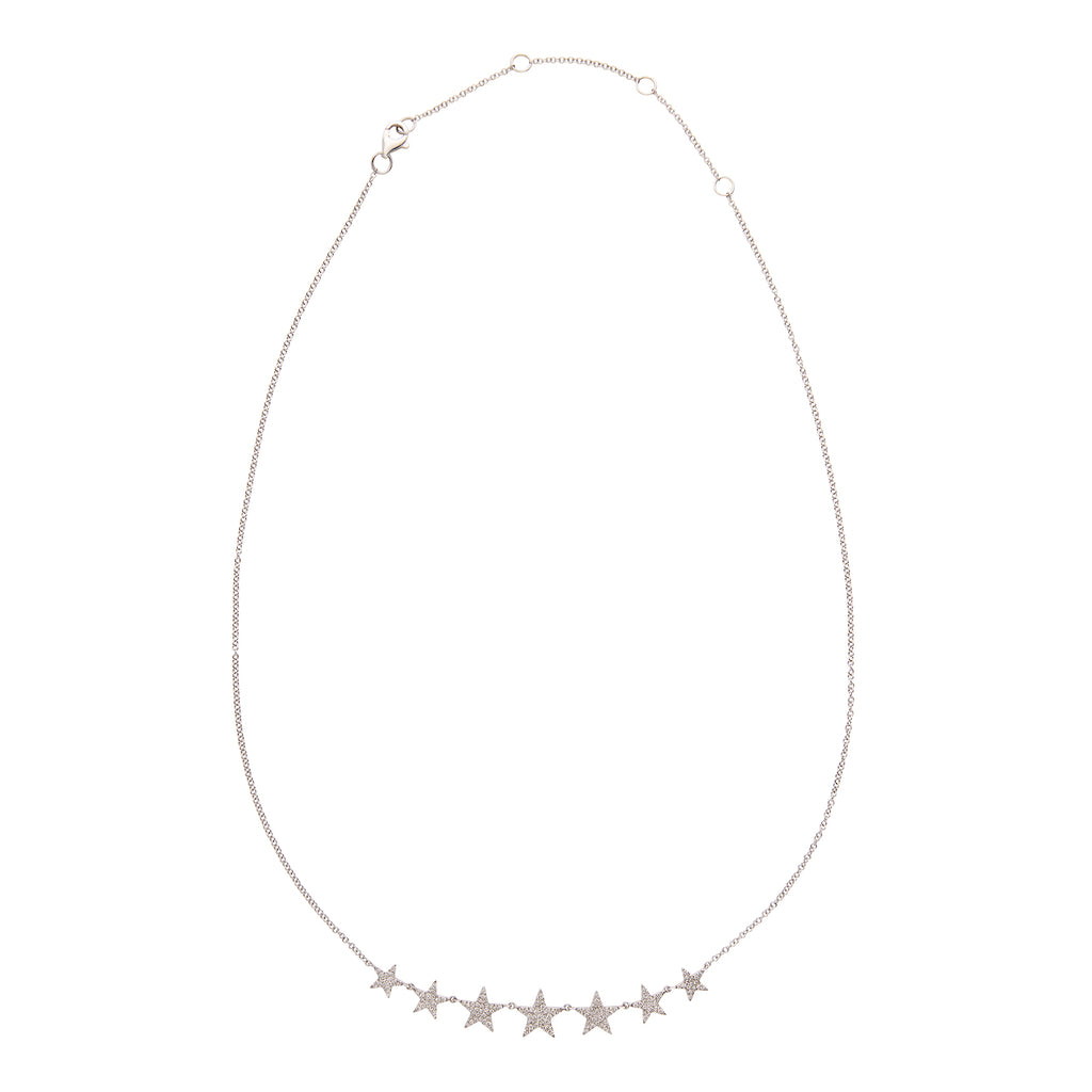 Diamond & 14k White Gold Necklace