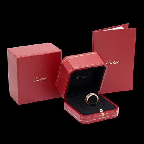 Cartier 18k Rose Gold & Diamond LOVE Ring