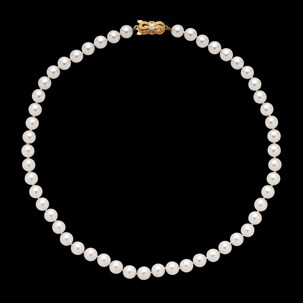 Classic Mikimoto Cultured Pearl Necklace