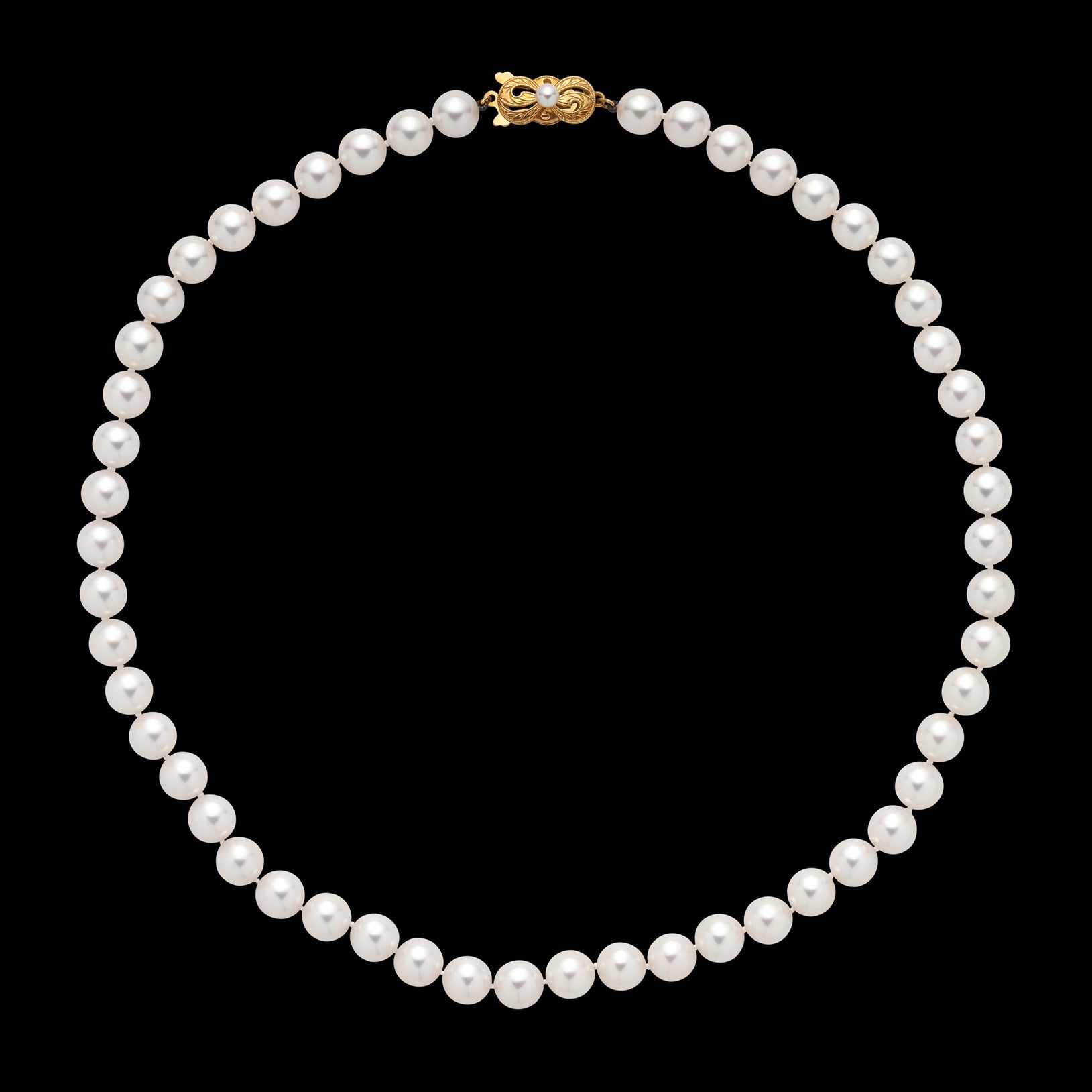 Classic Mikimoto Cultured Pearl Necklace - 66mint Fine Estate Jewelry