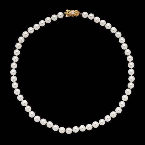 Classic Mikimoto Cultured Pearl Necklace