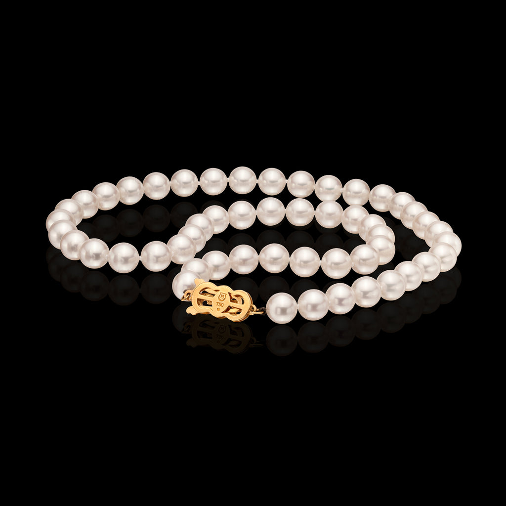 Classic Mikimoto Cultured Pearl Necklace