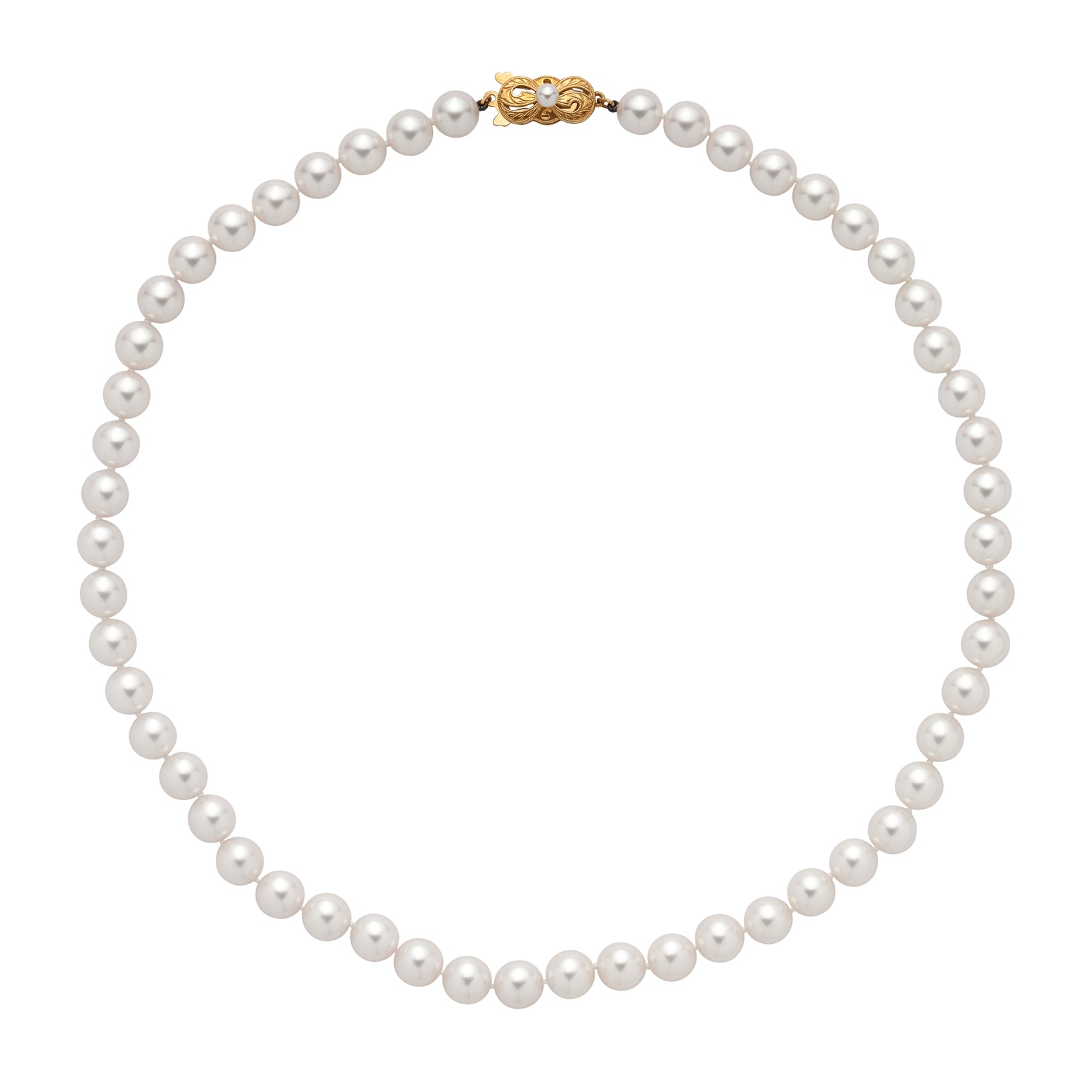 Classic Mikimoto Cultured Pearl Necklace - 66mint Fine Estate Jewelry