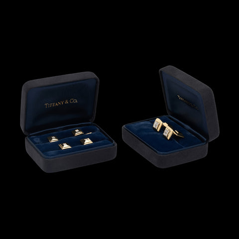 Tiffany & Co. Diamond and 18k Yellow Gold Dress Set