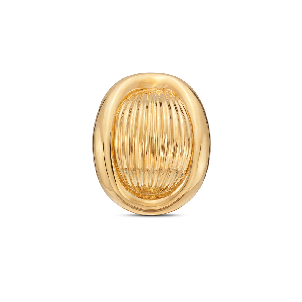 18k Yellow Gold Statement Ring