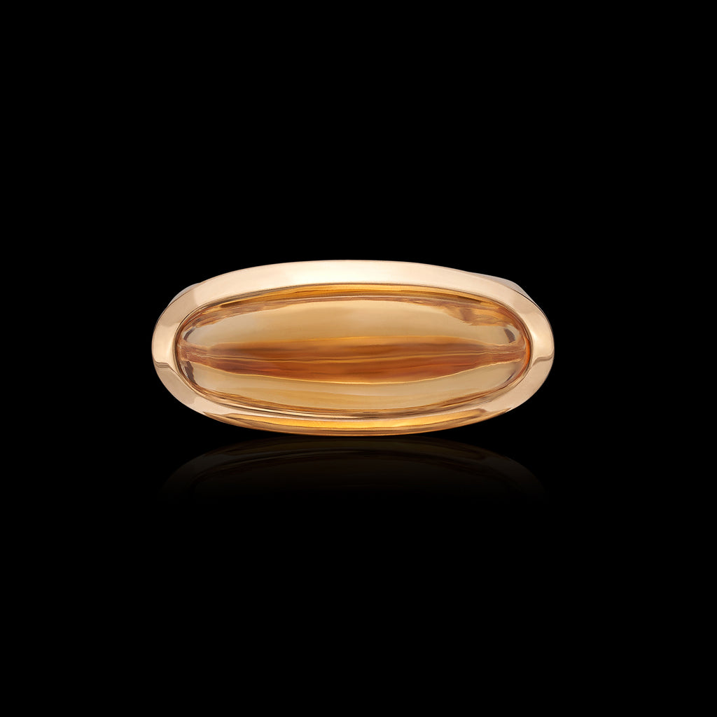 14k Yellow Gold & Citrine Ring
