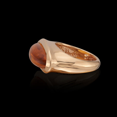 14k Yellow Gold & Citrine Ring