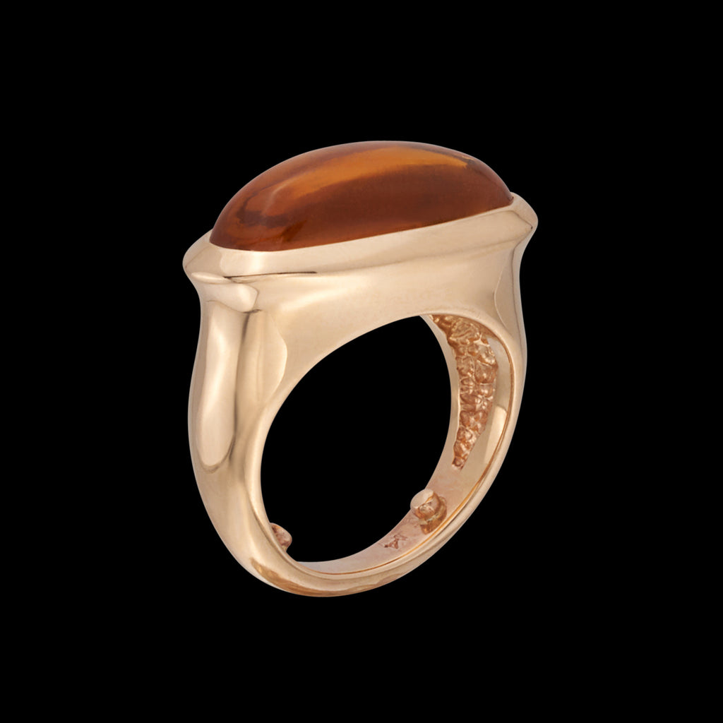 14k Yellow Gold & Citrine Ring
