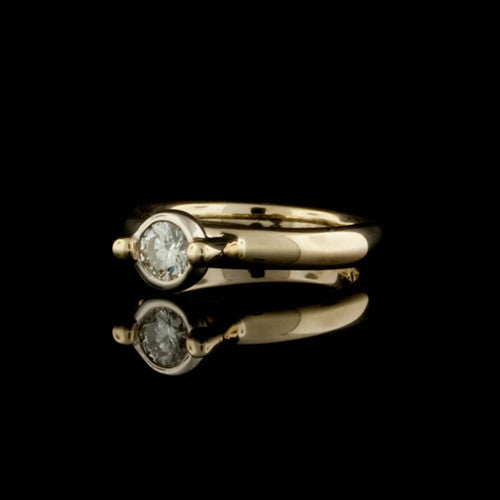 0.40ct tw Bezel Set Diamond Ring