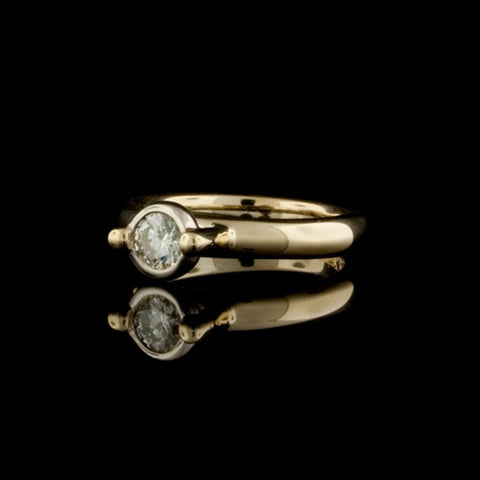 0.40ct tw Bezel Set Diamond Ring