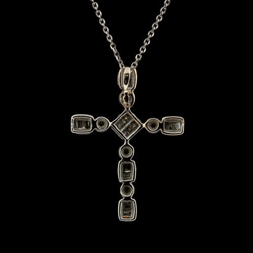 0.50ct tw Diamond Cross Necklace2
