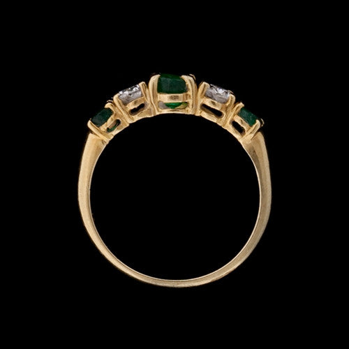 0.75ct Emerald & 0.50ct Diamond 18KT Ring2