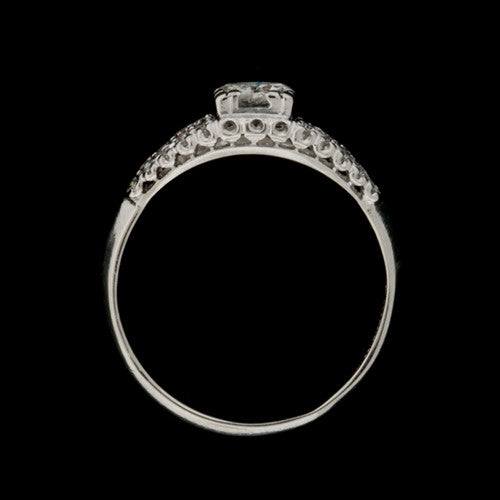 0.88ct tw Round Diamond, Plat. Ring2