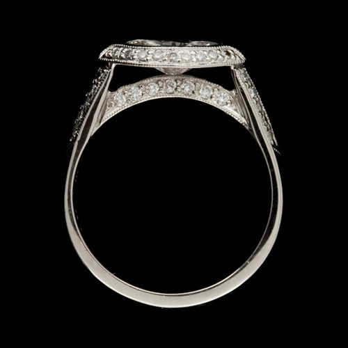 0.93ct tw Horizontal Marquise Diamond Ring2