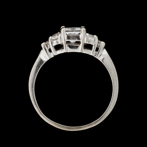 0.98ct tw Princess Cut Diamond Ring2