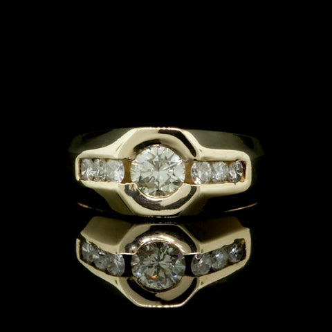 0.98ct tw Round Diamond Ring