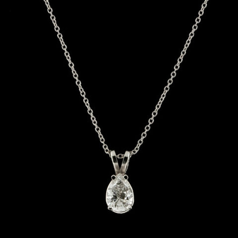 1.00ct tw Pear Diamond Necklace