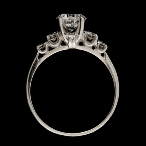 1.07ct tw Round Diamond, Plat. Ring2