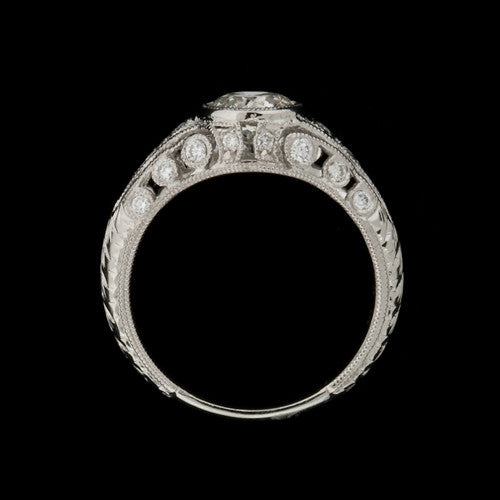 1.14ct tw Round Diamond, Plat. Ring2