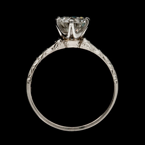 1.16ct tw Round Diamond Solitaire Ring3