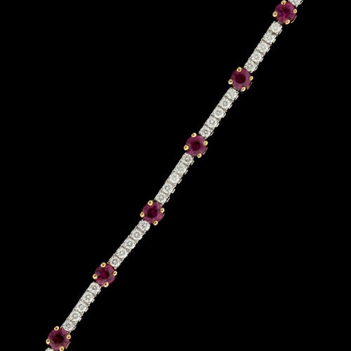 1.25ct Ruby & Diamond Bracelet