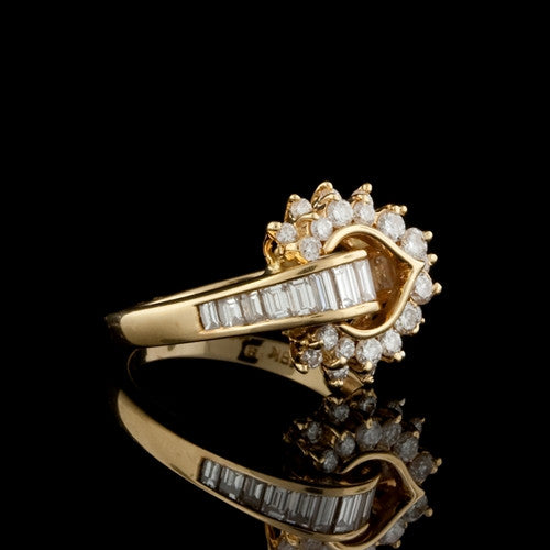 1.25ct tw Diamond Wishbone Design Ring1