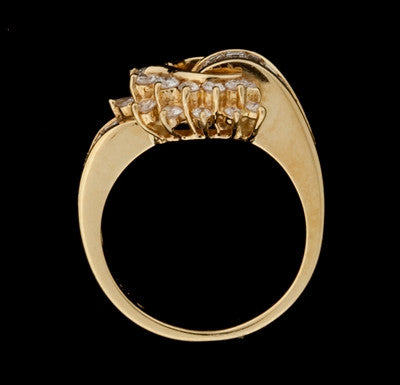 1.25ct tw Diamond Wishbone Design Ring2