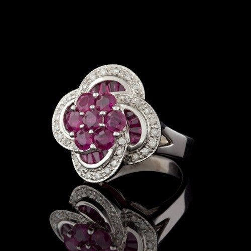 1.25ct tw Ruby & Diamond Ring1