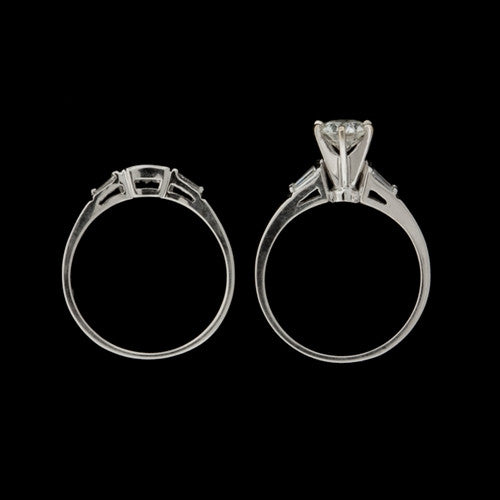 1.27ct tw Diamond Wedding Ring Set2