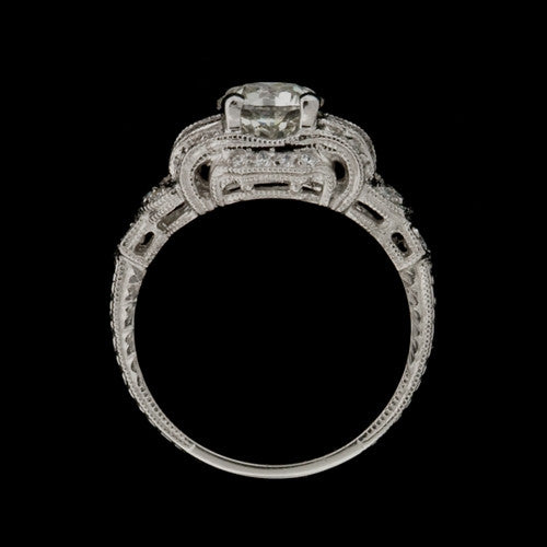 1.42ct tw Old European Cut Vintage Ring2